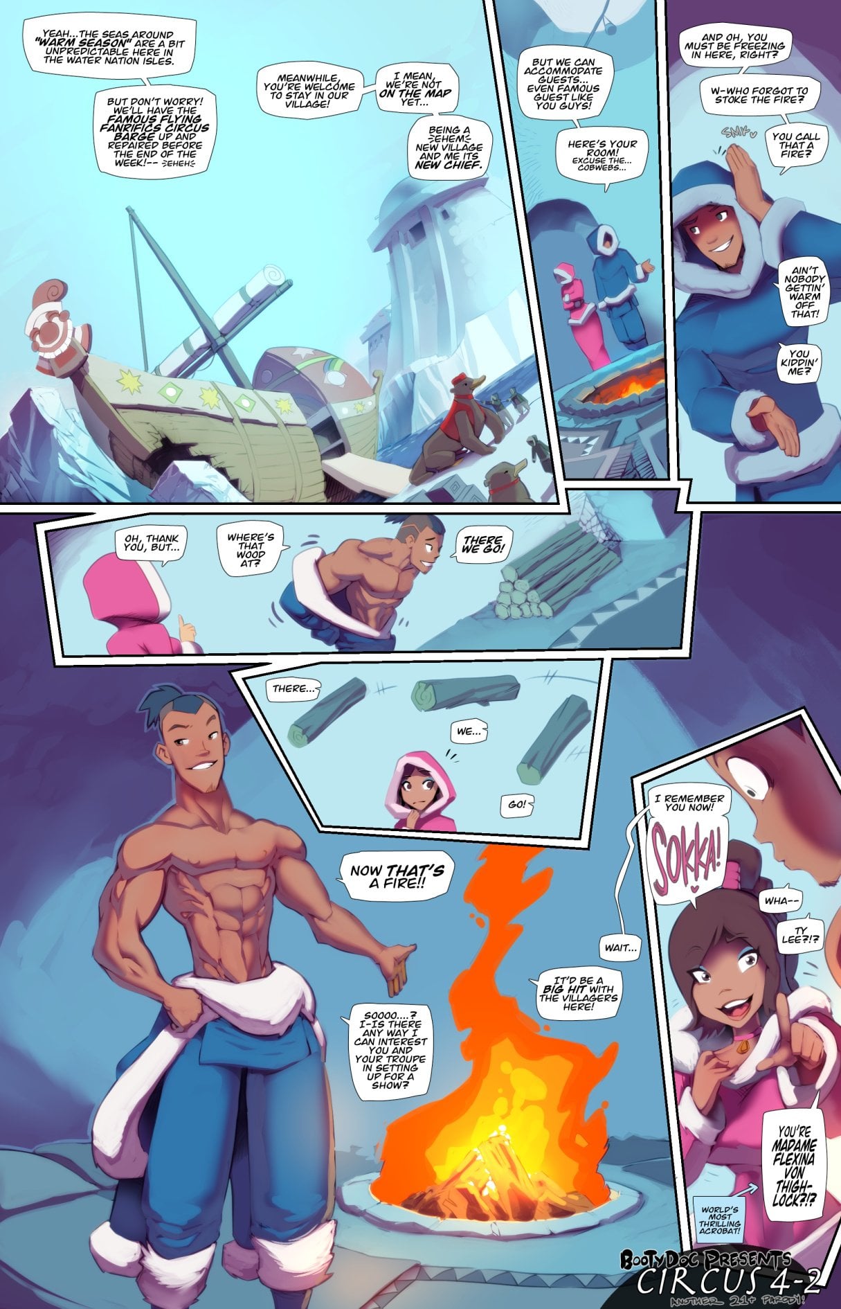 Circus 4-2 (Avatar the Last Airbender) — cover