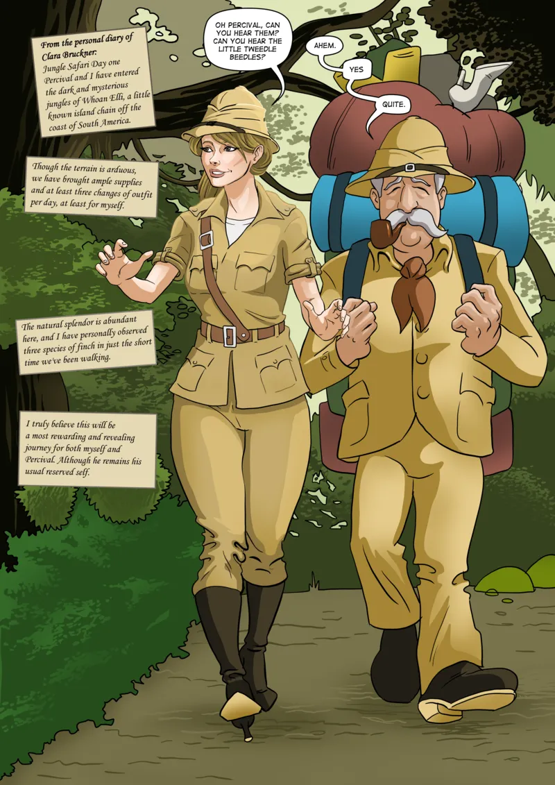 Clara’s Expedition comic porn — cover