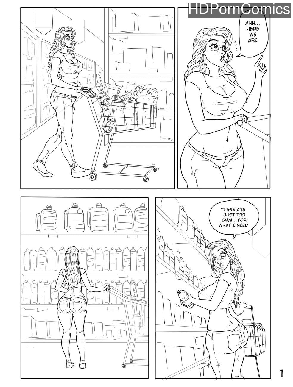 Clean Up On Aisle 5 comic porn — cover
