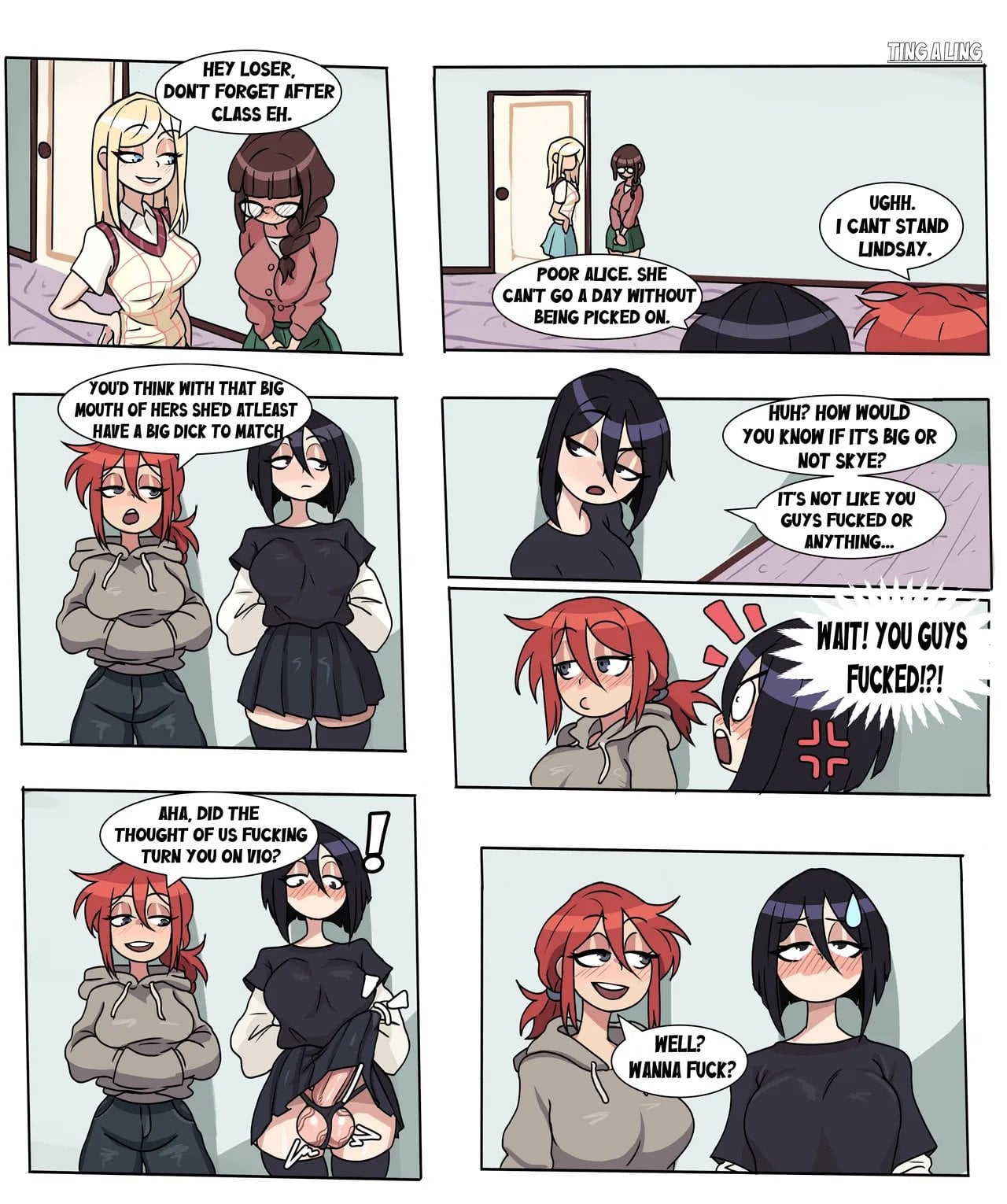 College Cocks comic porn — cover