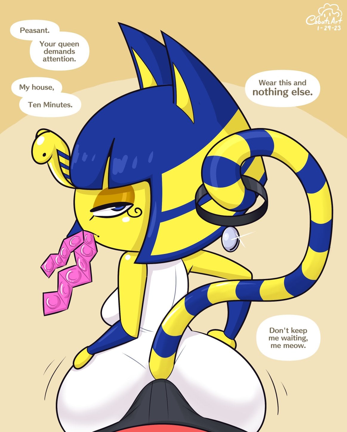 Confessing to Ankha (ongoing) comic porn — cover