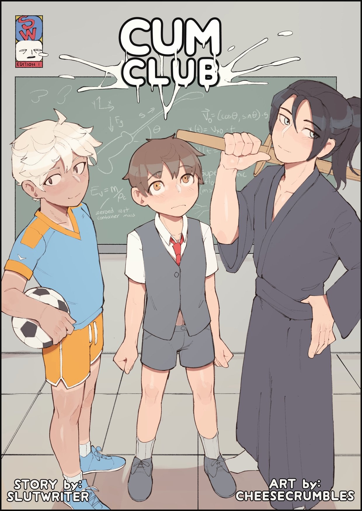 Cum Club comic porn — cover