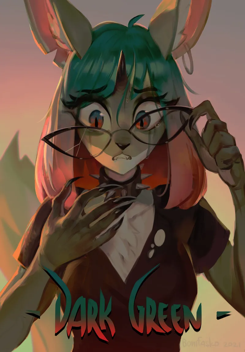 Dark Green comic porn — cover