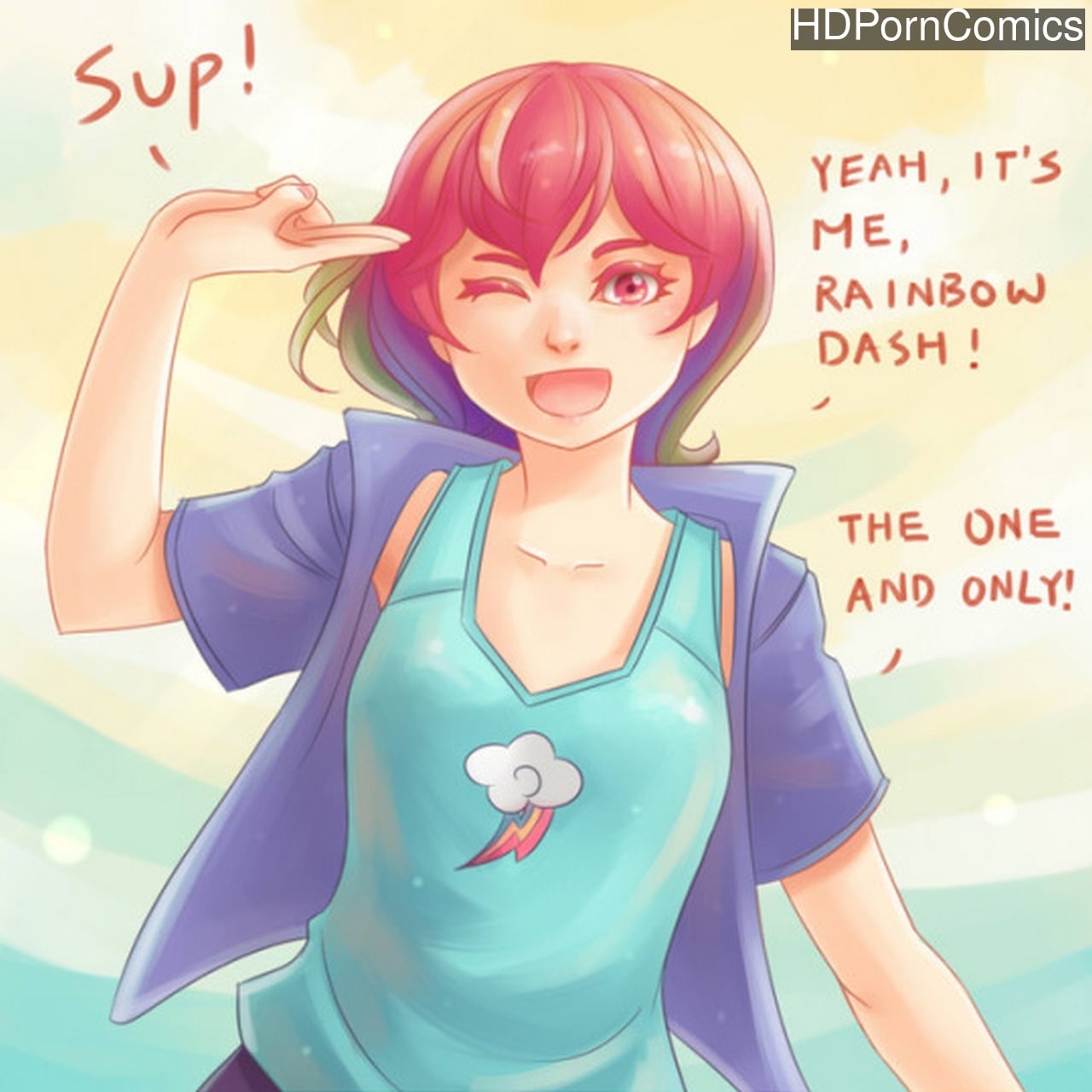 Dash’s First Time comic porn — cover