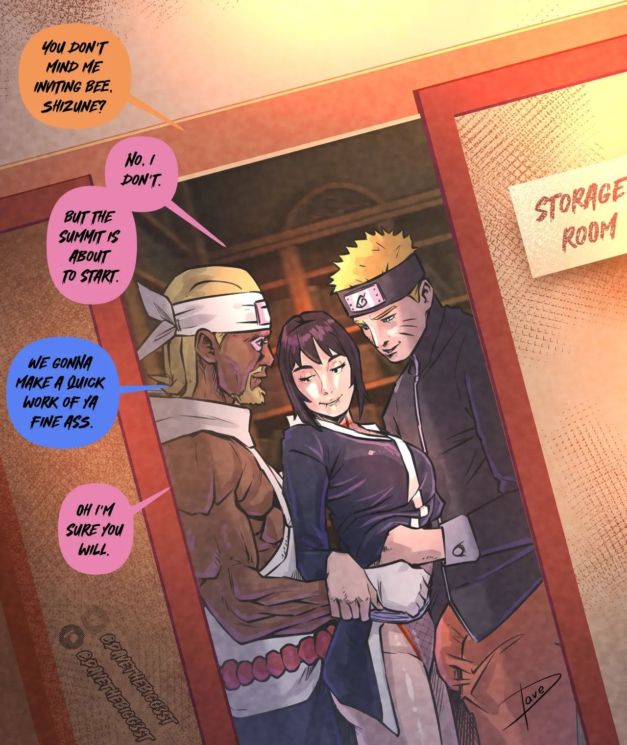 DaveTheBiggest comic porn — cover