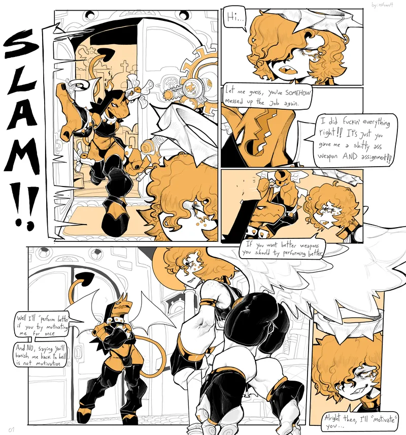 Demon x Angel comic porn — cover