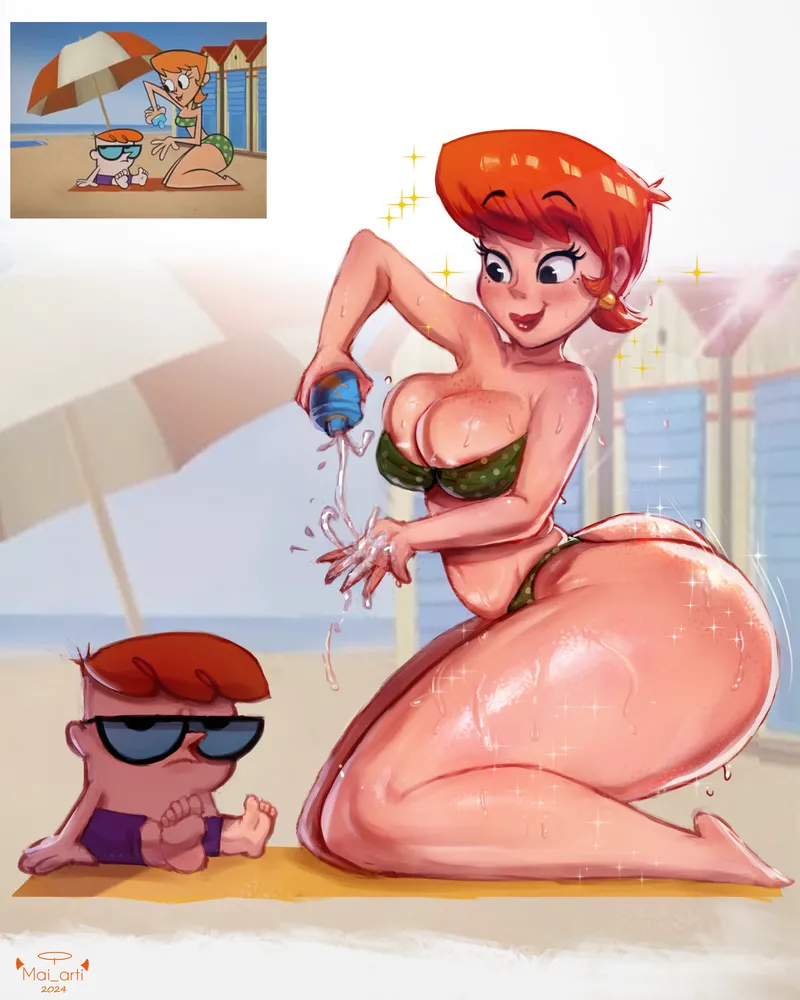 Dexter’s Slutty Mom comic porn — cover