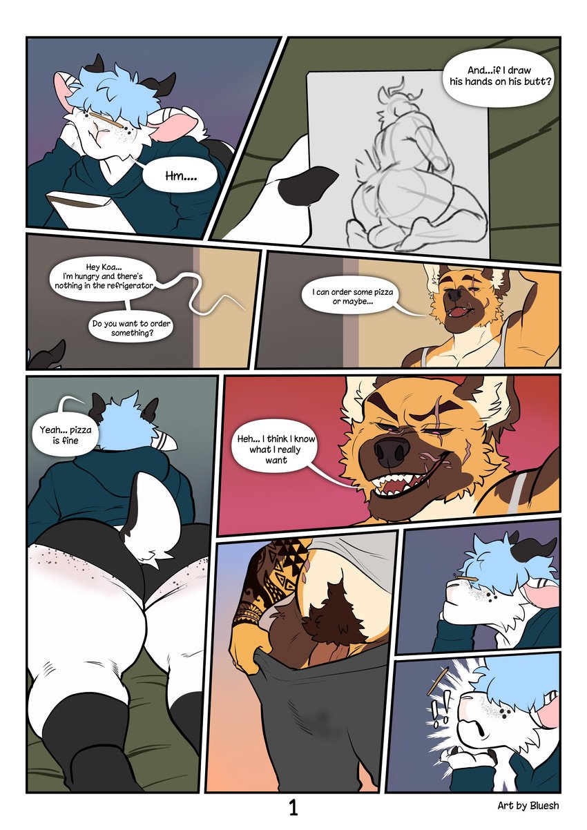 Dinner time w/Dusteemutt comic porn — cover