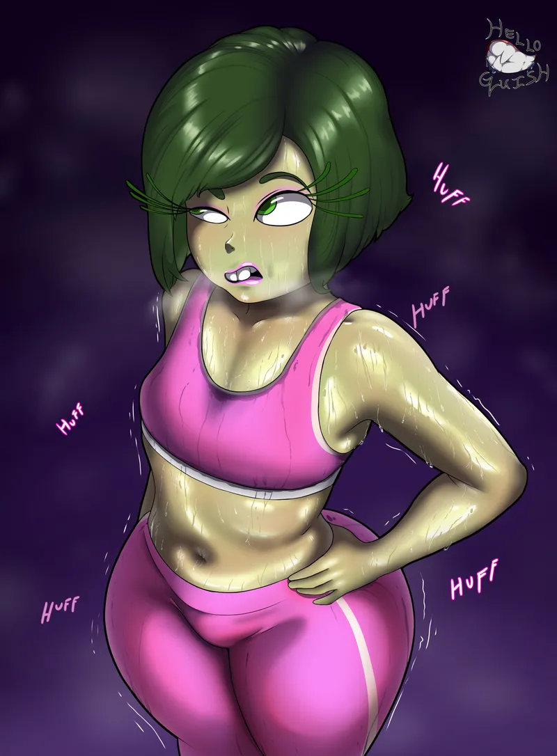 Disgust Finding A Workout Buddy comic porn — cover