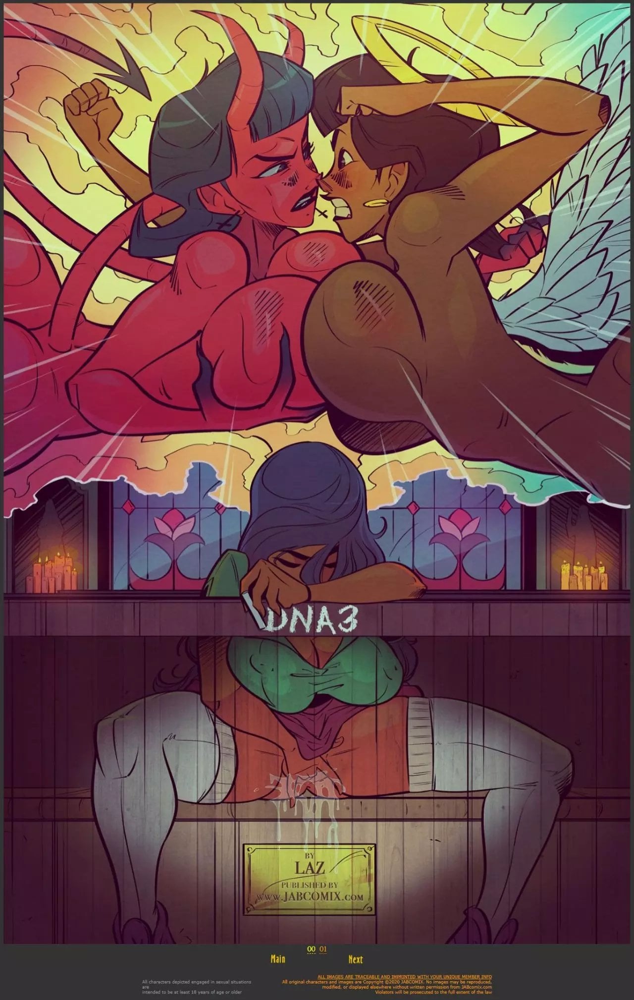 DnA No. 3 comic porn — cover