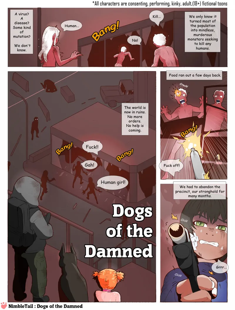 Dogs Of The Damned comic porn — cover