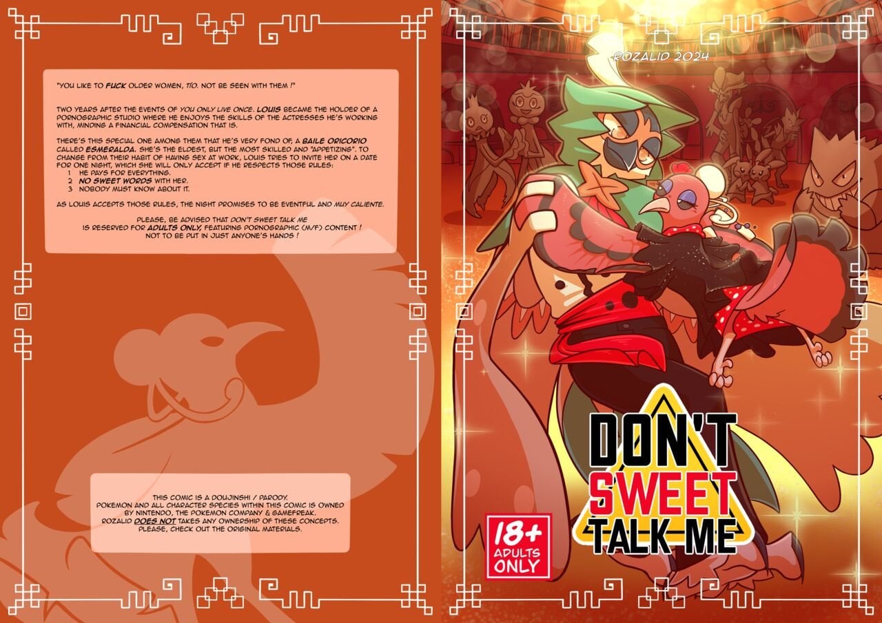 Don’t Sweet Talk Me (WIP) comic porn — cover