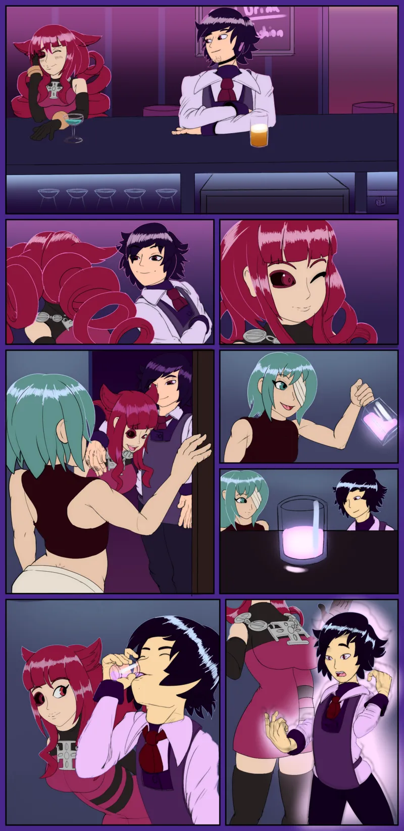 Don’t Take Drinks From Strangers comic porn — cover