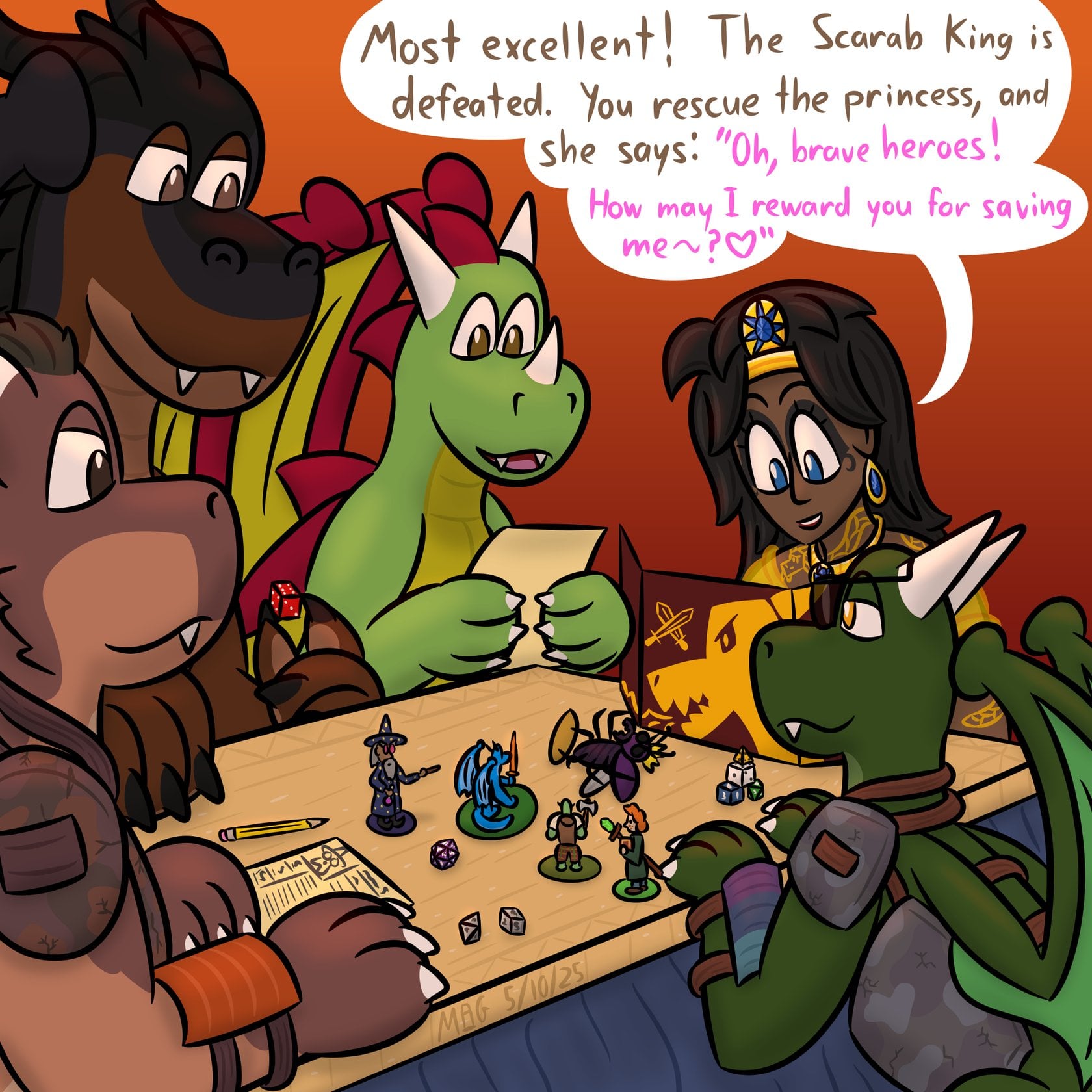 Dragon Lady – Initiative Order comic porn — cover
