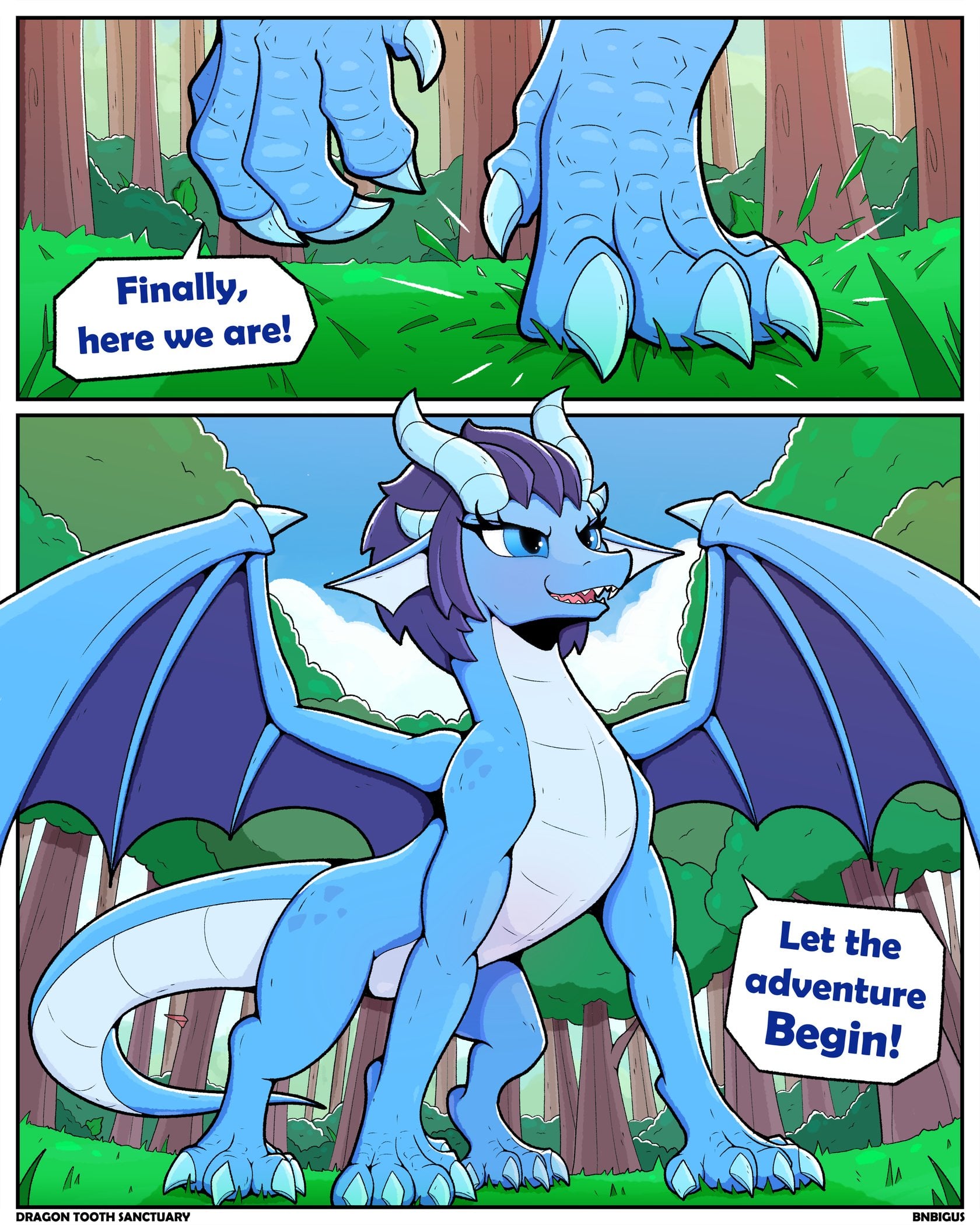 Dragon Tooth Sanctuary comic porn — cover
