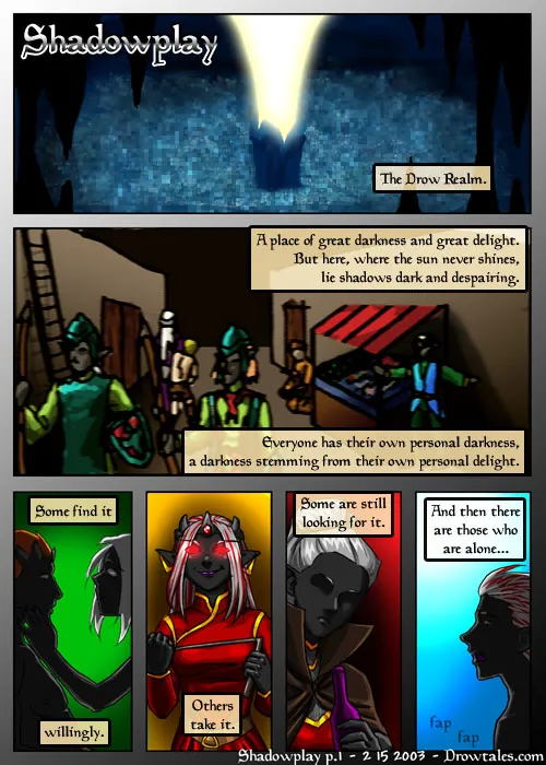 Drowtales – Daydream 3 – Shadow Play — cover