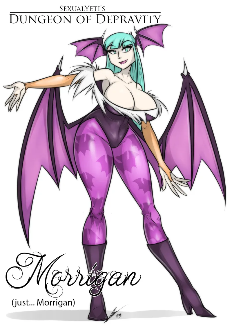 Dungeon Of Depravity – Morrigan comic porn — cover