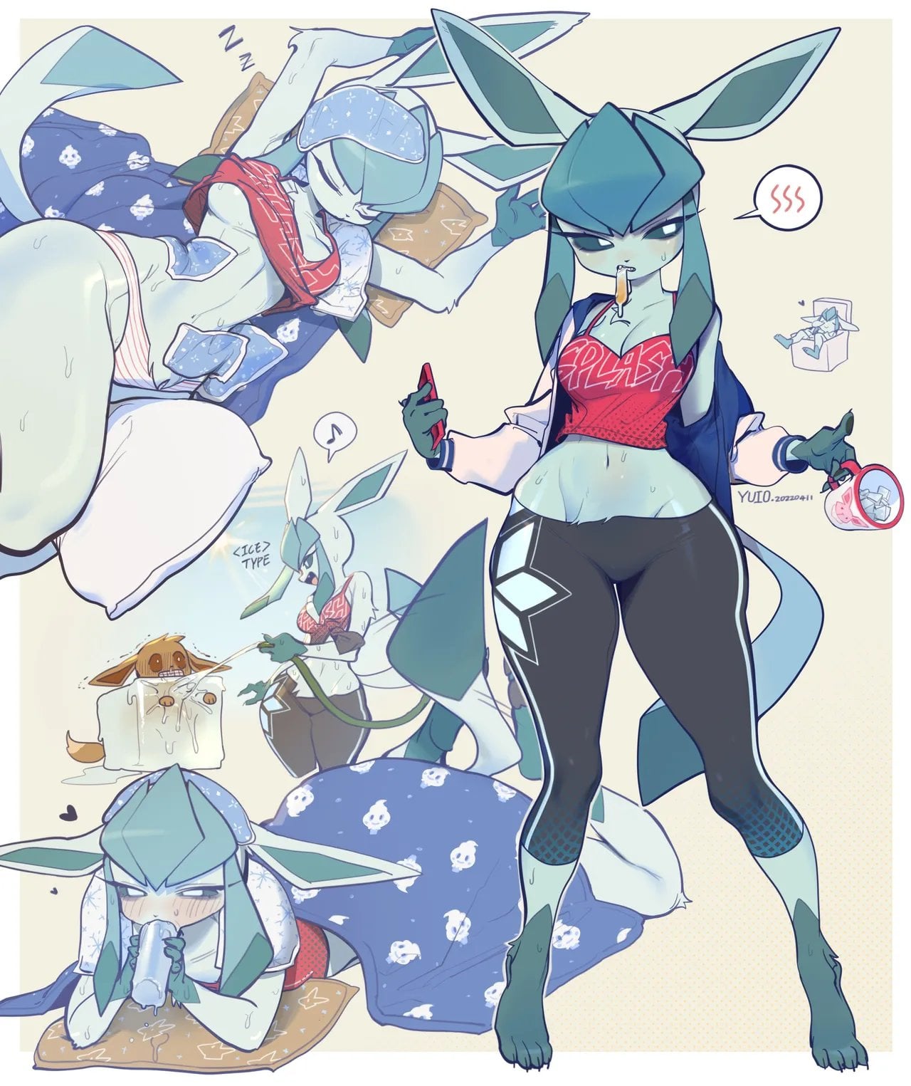 Eeveelution Family comic porn — cover
