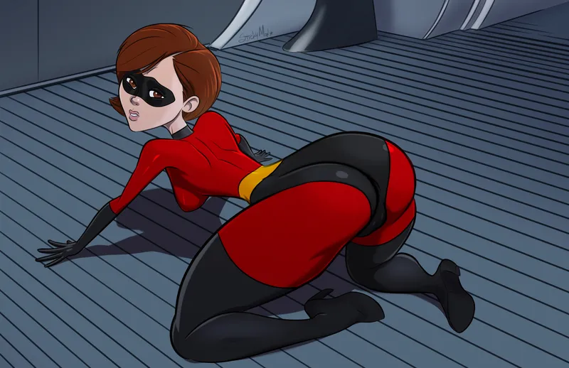 Elastigirl Captured comic porn — cover