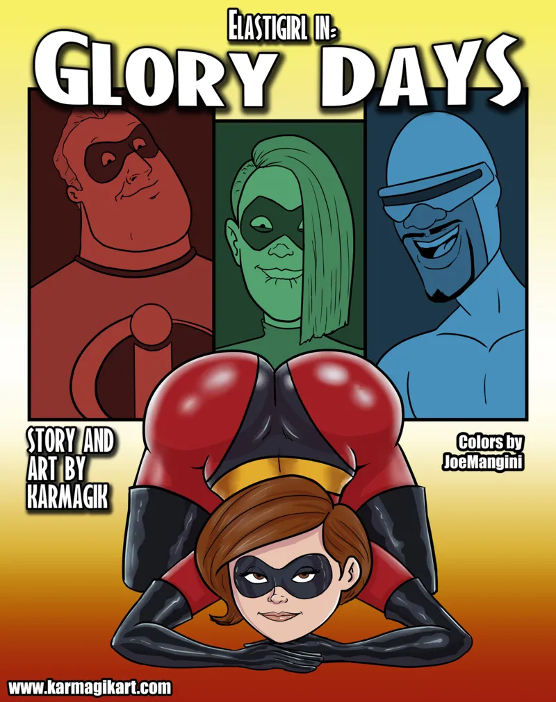 Elastigirl In Glory Days (Colored) — cover