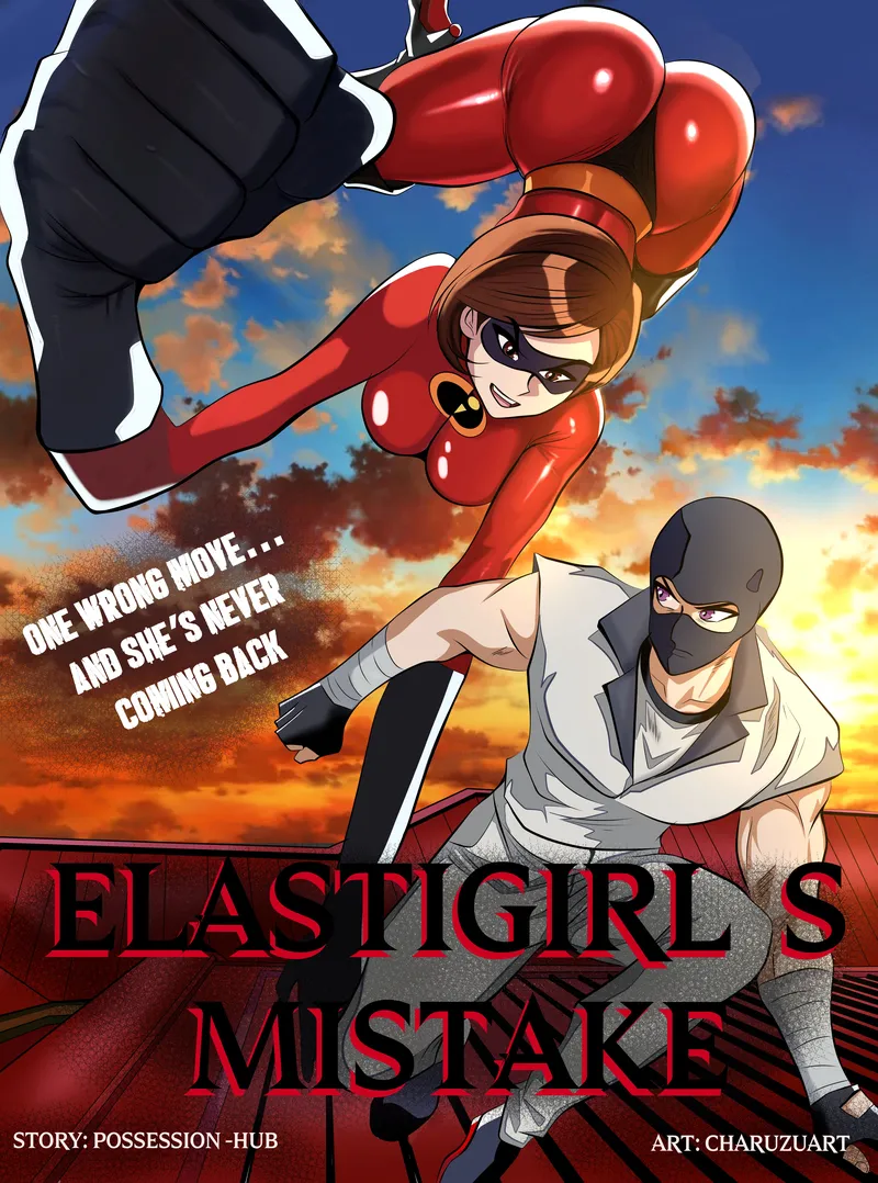 Elastigirl’s Mistake comic porn — cover
