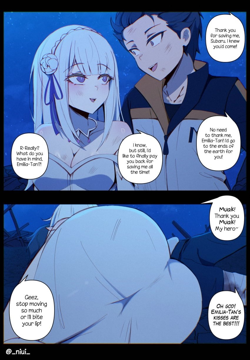 Emilia X Subaru — cover