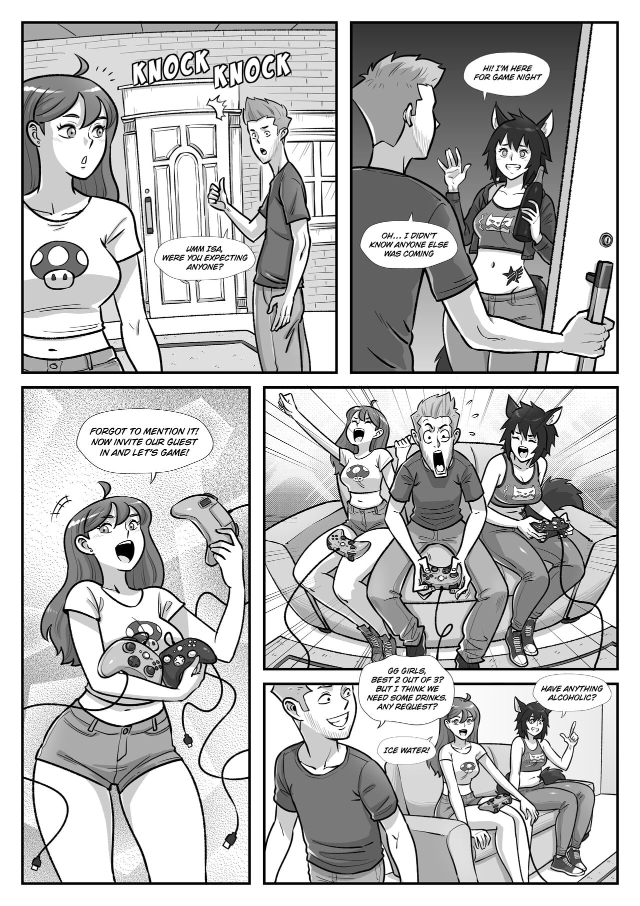 Enter Player 3 comic porn — cover