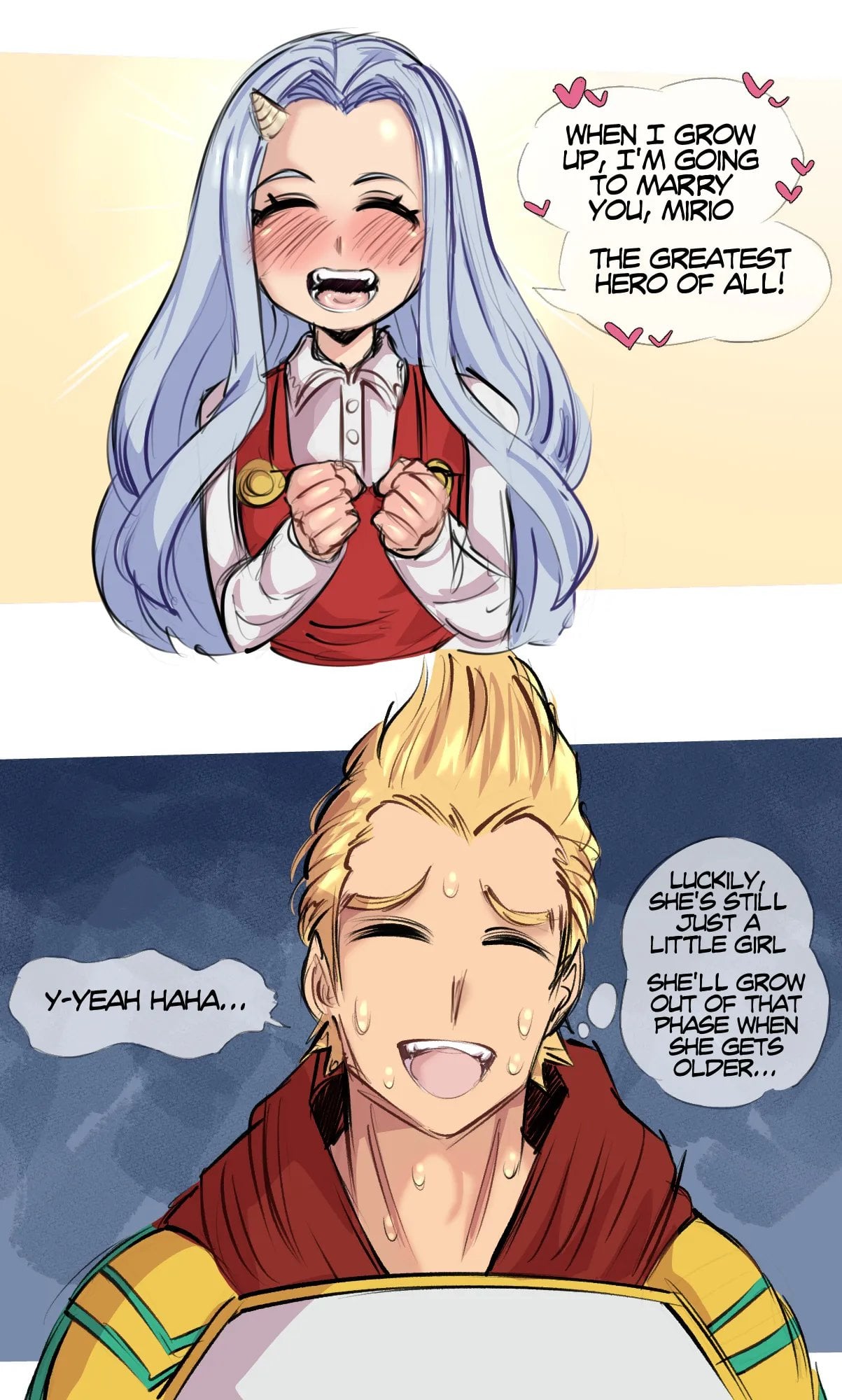 Eri x Mirio: The Revenge! comic porn — cover