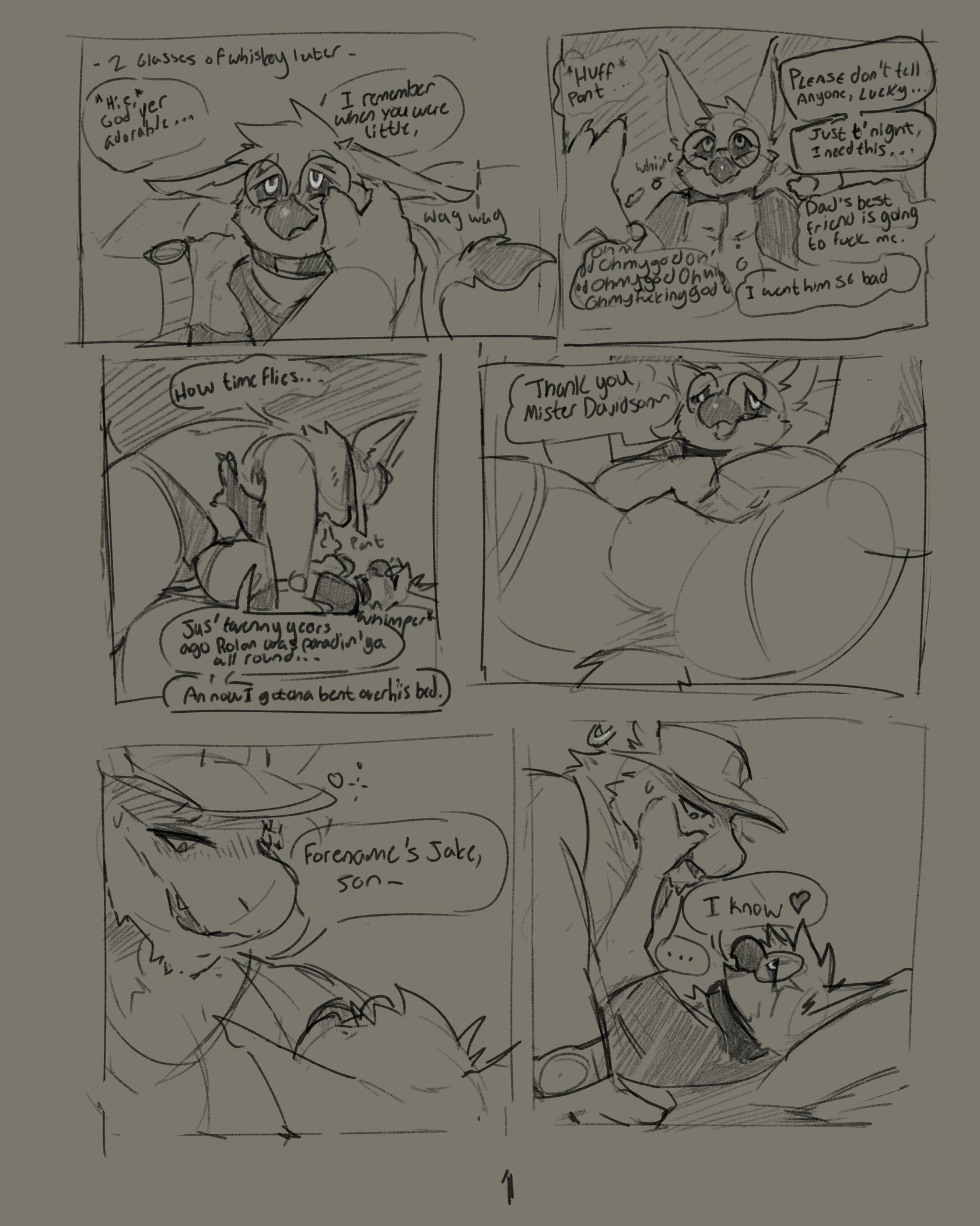 Family Friend comic porn — cover