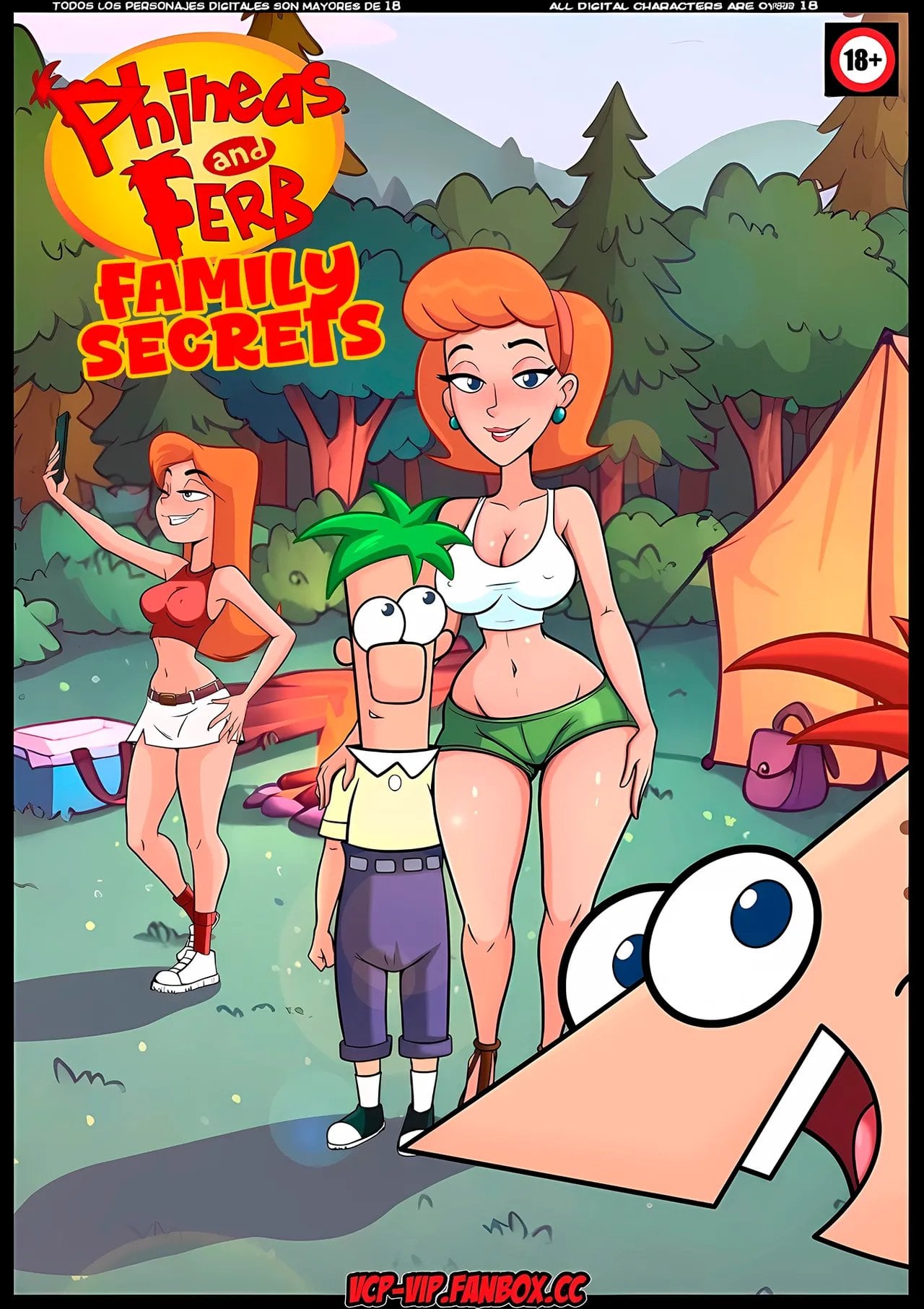Family Secrets comic porn — cover