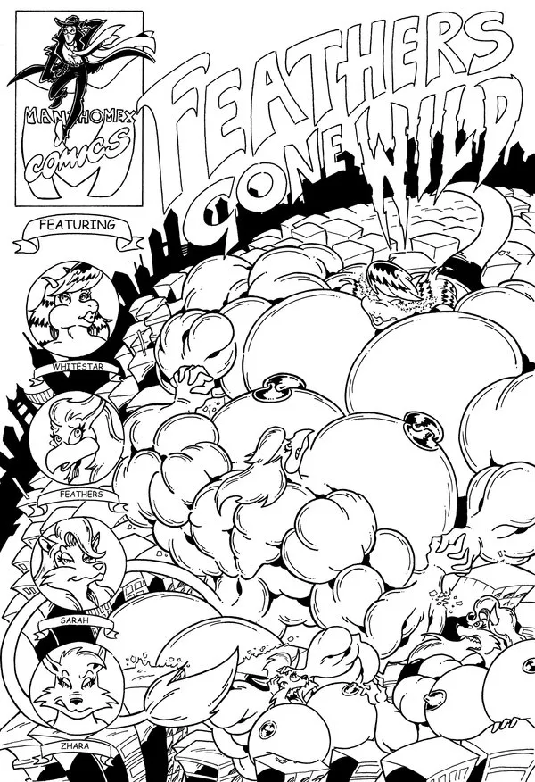 Feathers Gone Wild comic porn — cover