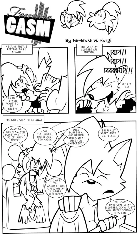 Femmegasm Adventures! comic porn — cover