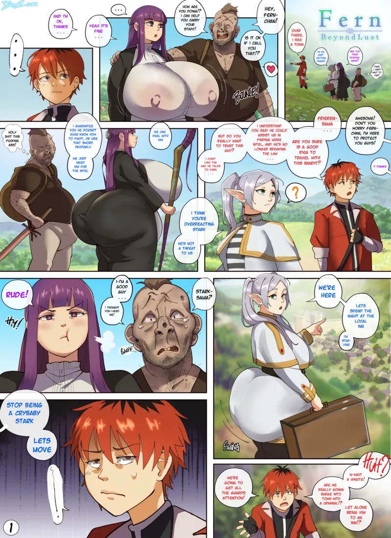 Fern NTR comic porn — cover