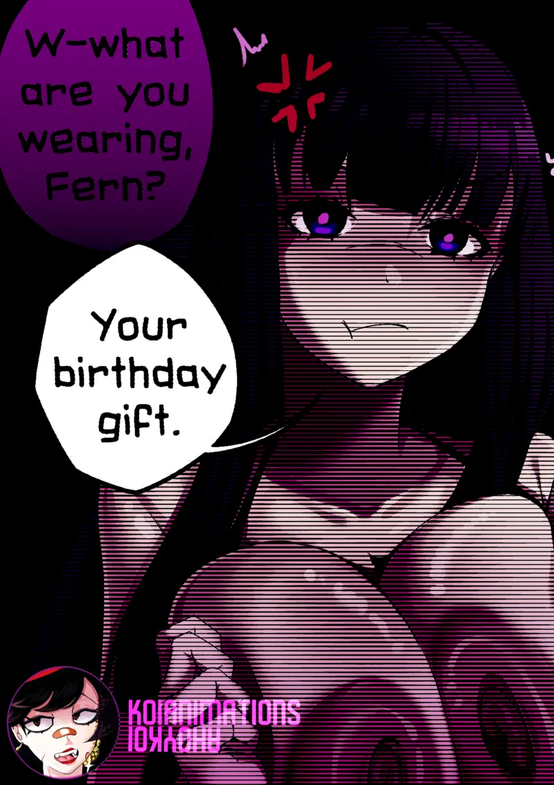Fern’s Birthday Gift comic porn — cover