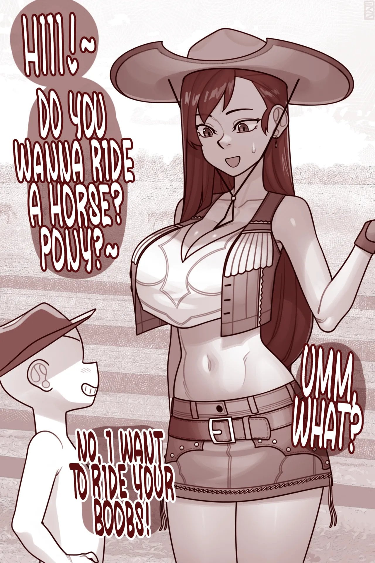 Final Fantasy VII – TIFA COWGIRL ZURI comic porn — cover
