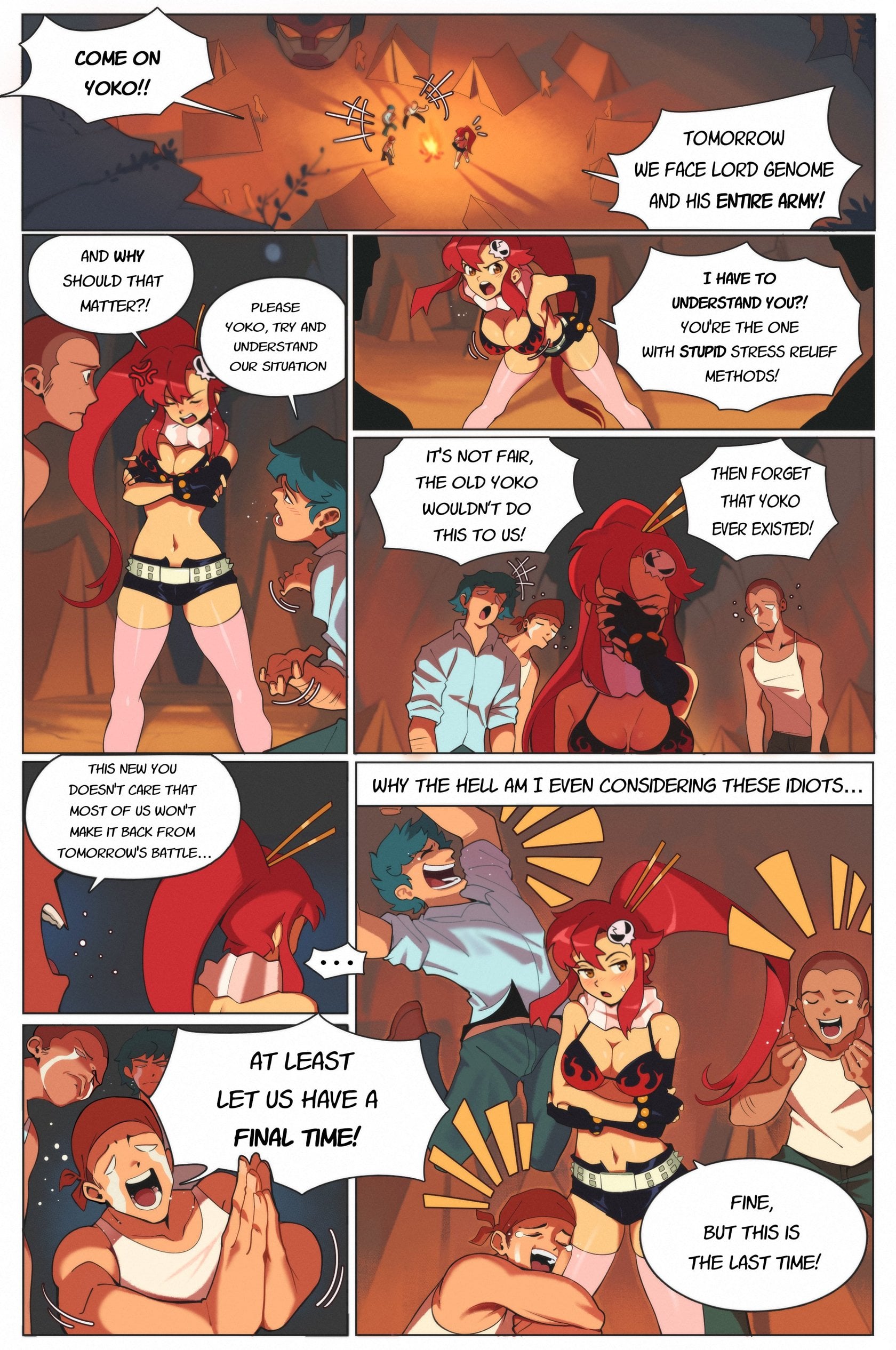 Final Time (Gurren Lagann) comic porn — cover