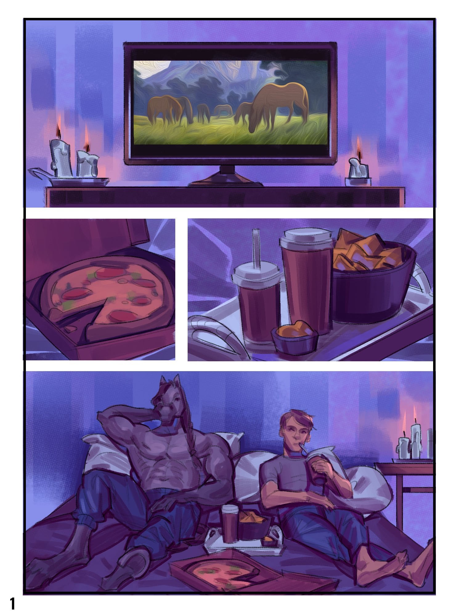 Finishing Your Stallion comic porn — cover