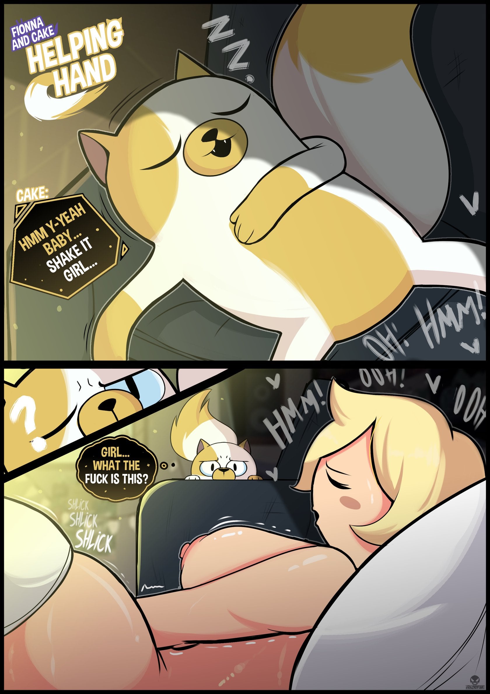 Fionna and Cake in Helping Hand — cover