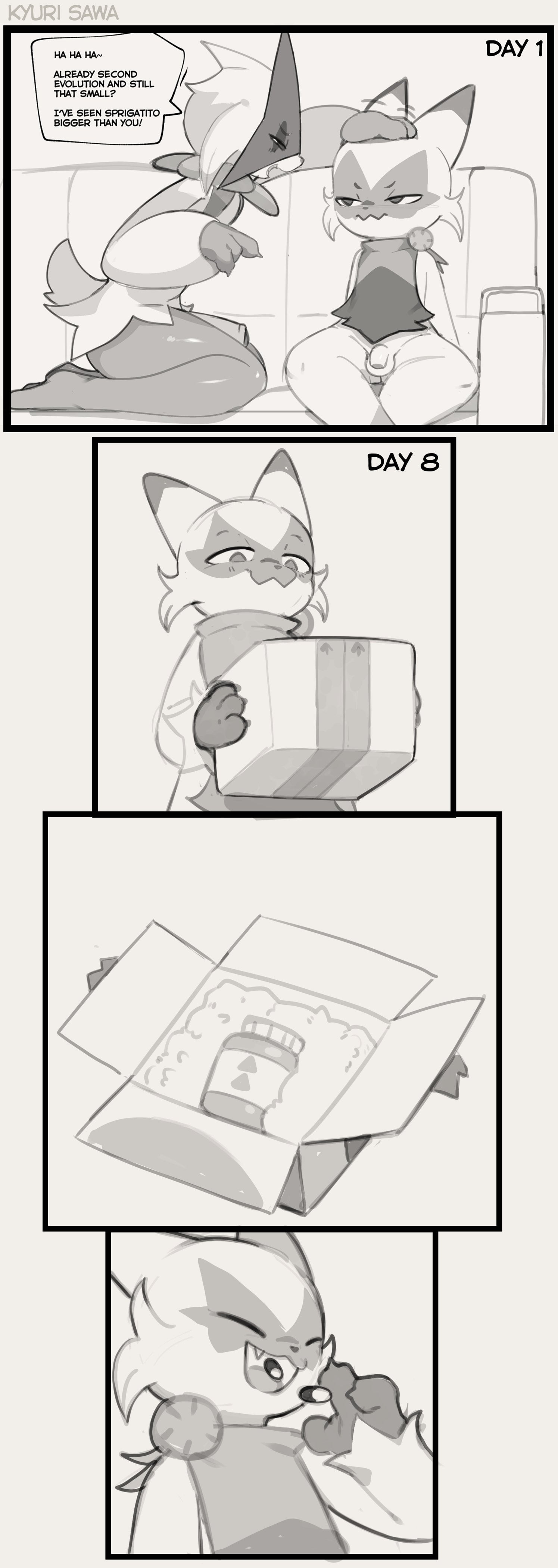 Floragato Growth Comic comic porn — cover