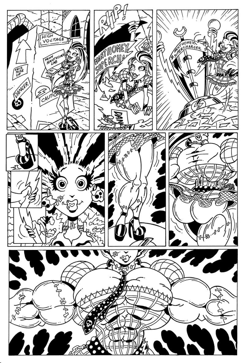 Frankie Stein – Thunderbuff comic porn — cover