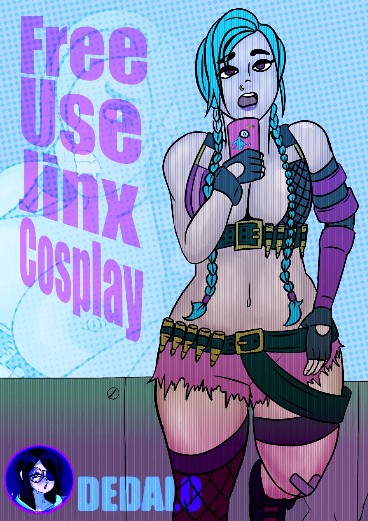 Free Use Jinx Cosplay comic porn — cover