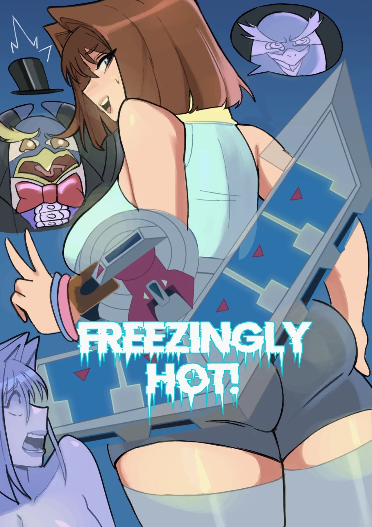 Freezingly Hot! comic porn — cover