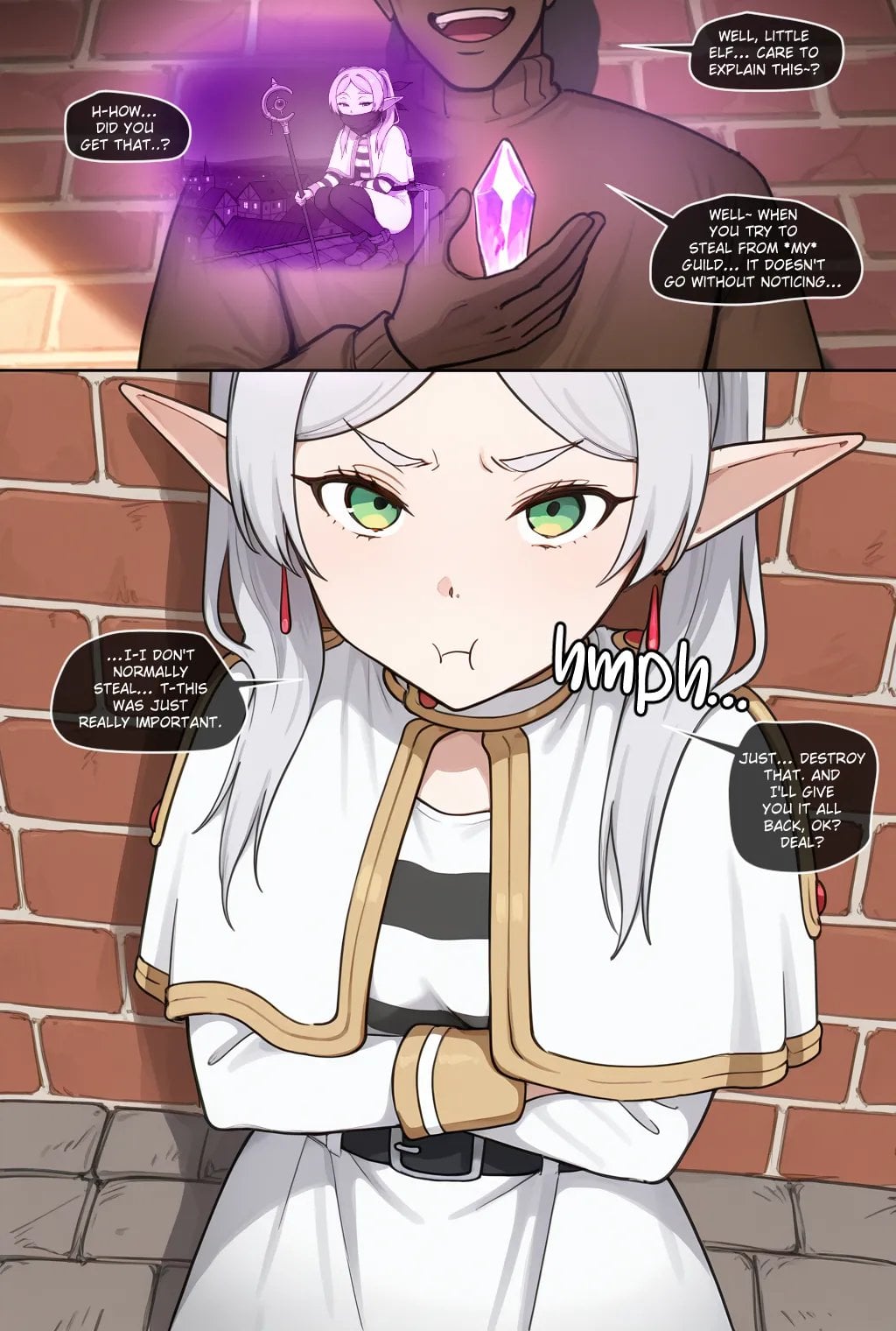 Frieren Girls Go Black — cover