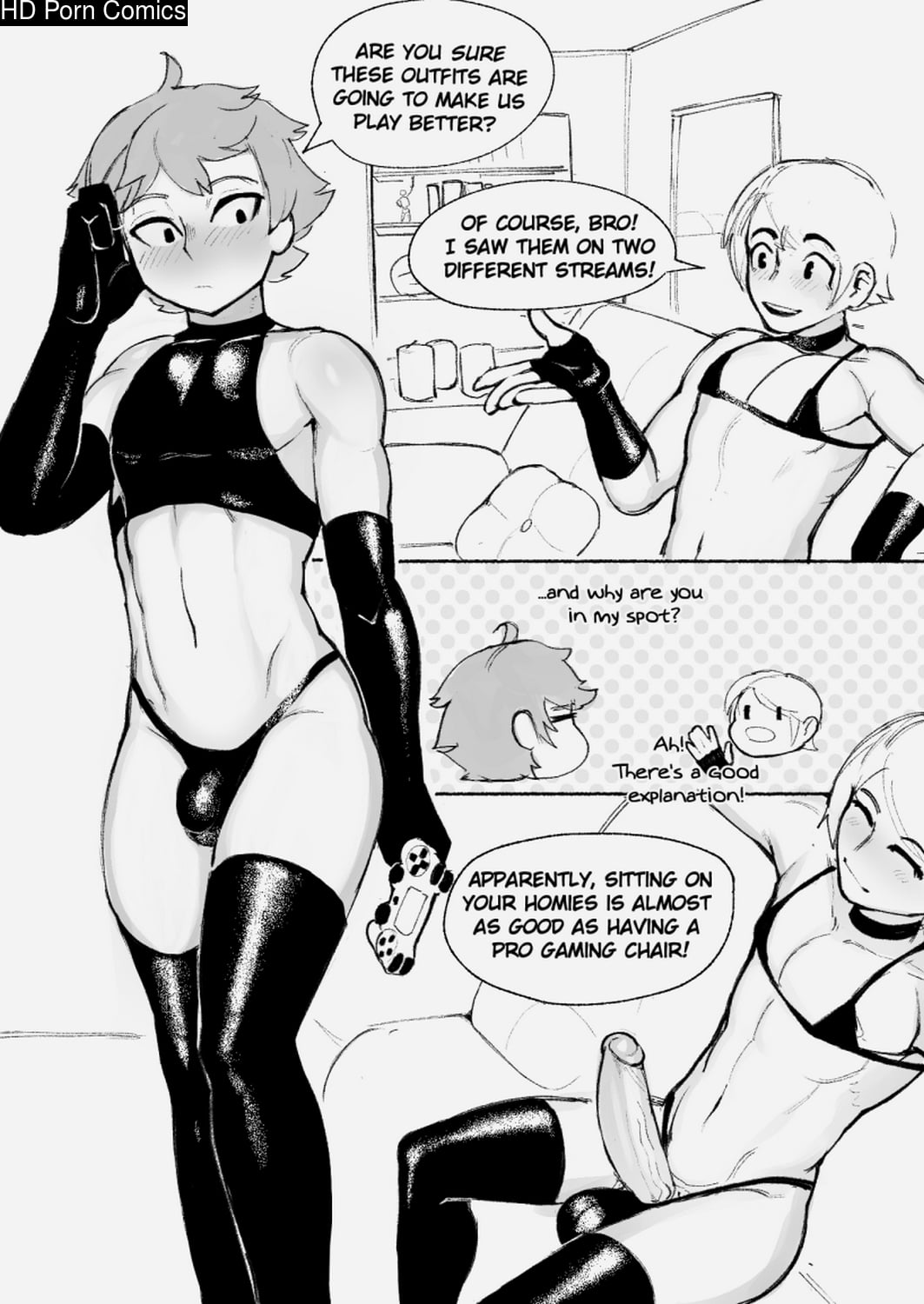 Gamer Boys comic porn — cover