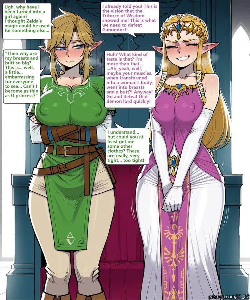 Genderswapped Link x Ganondorf — cover