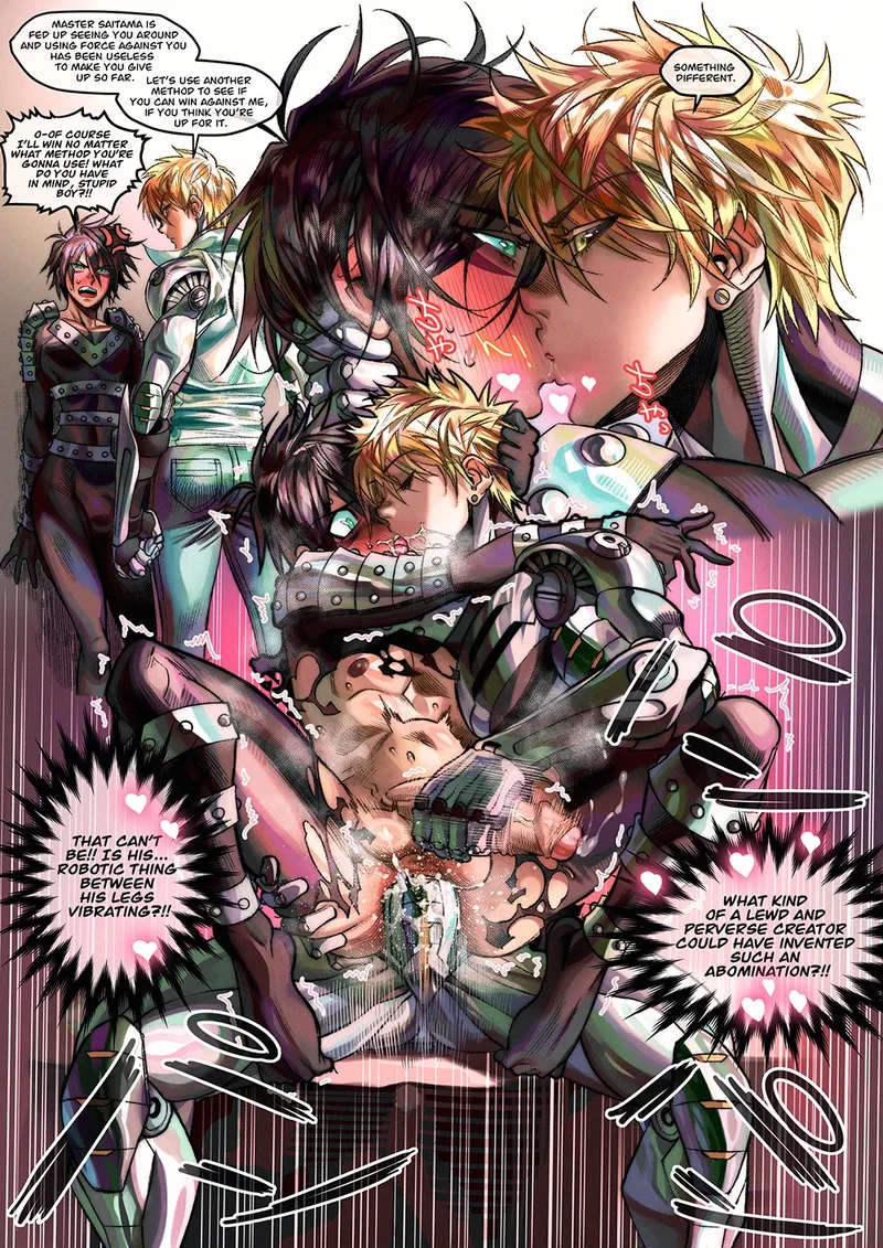 Genos x Sonic comic porn — cover