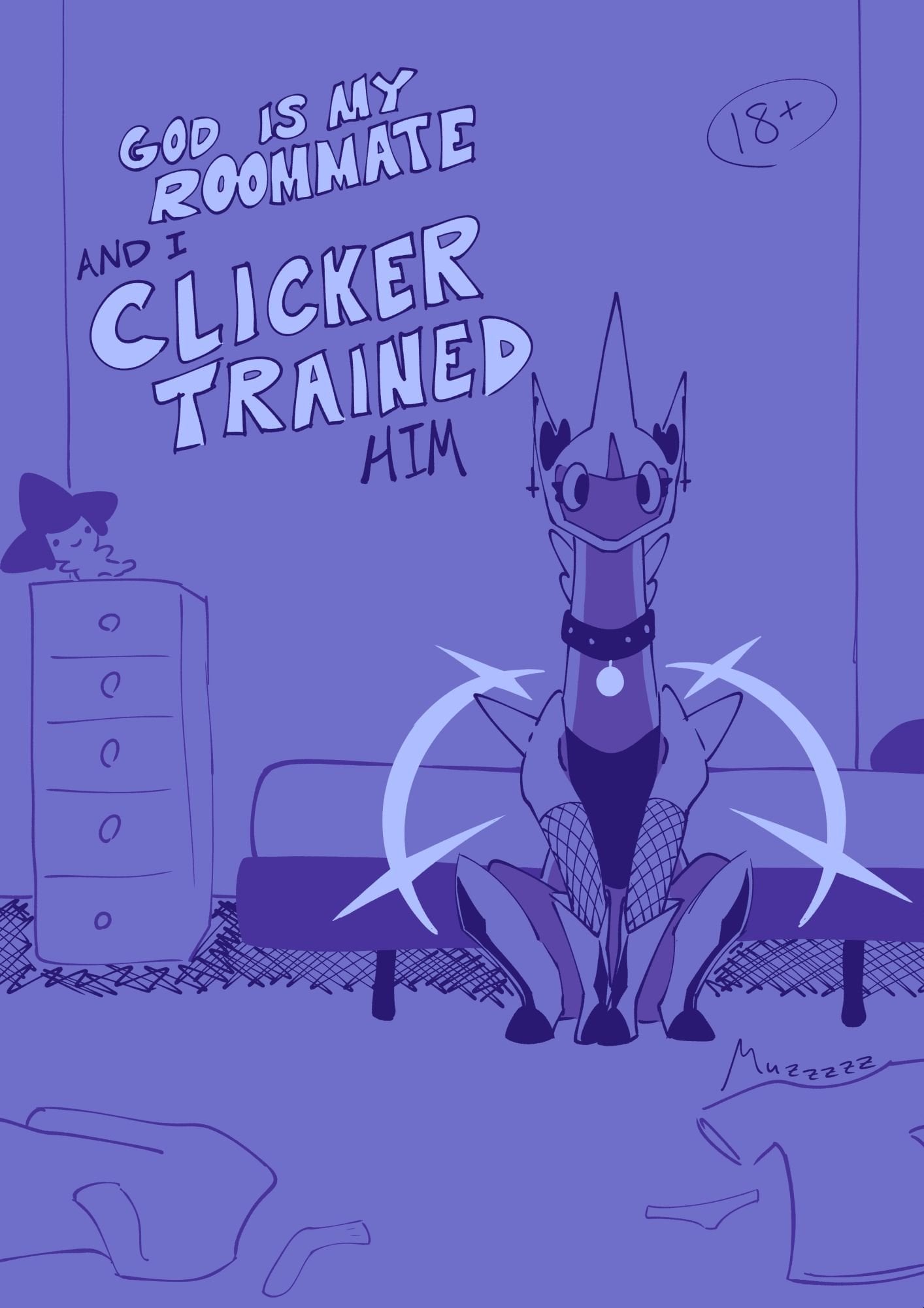 God is My Roommate and I Clicker Trained Him comic porn — cover