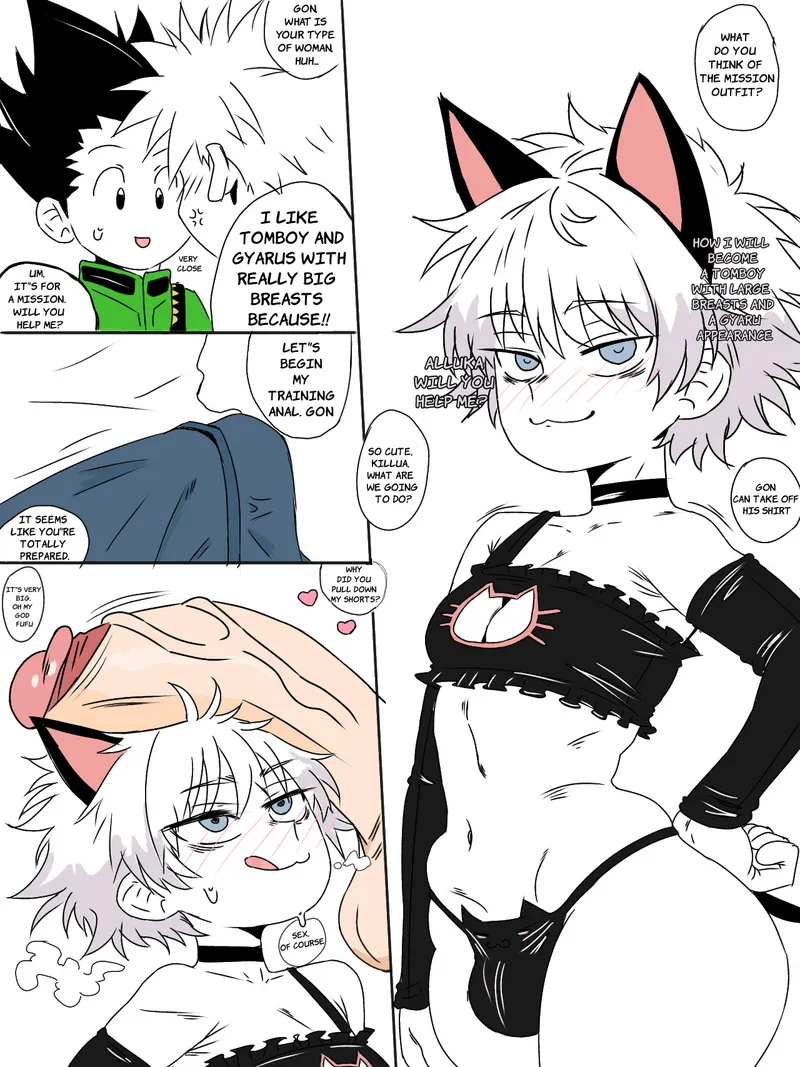 Gon, Help Me With A Mission comic porn — cover
