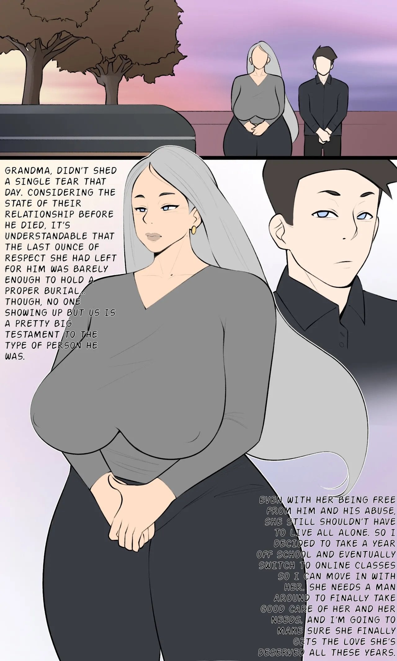 Grandma’s Grief comic porn — cover
