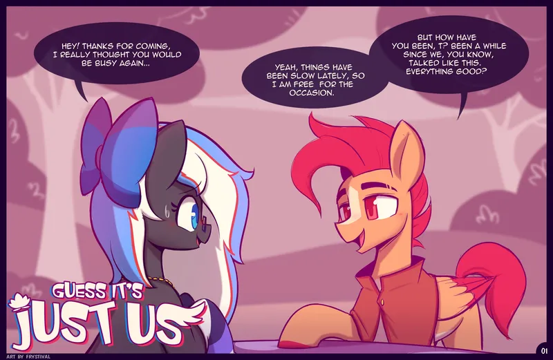 Guess It’s Just Us comic porn — cover